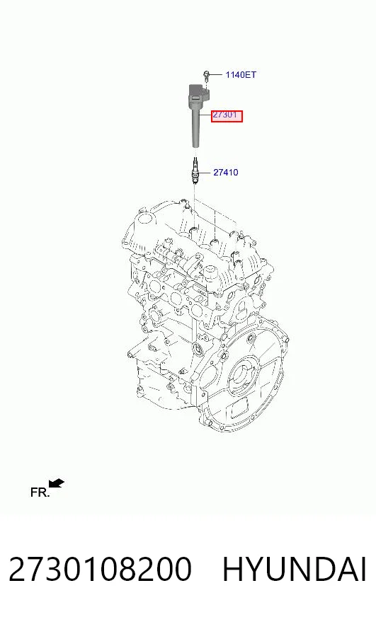2730108200 Hyundai/Kia Bobina de ignición