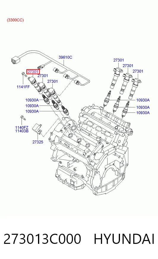 273013C000 Hyundai/Kia Bobina de ignición