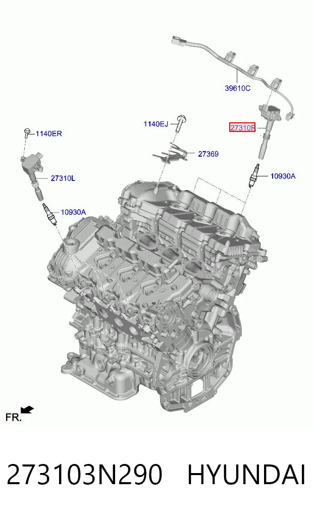 273103N290 Hyundai/Kia Bobina de ignición