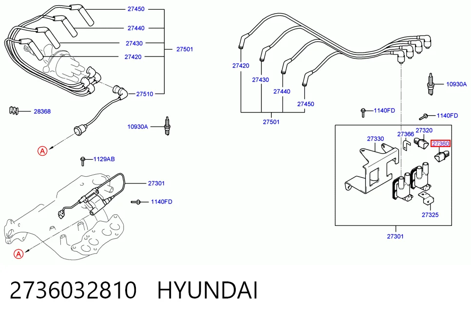 2736032810 Hyundai/Kia