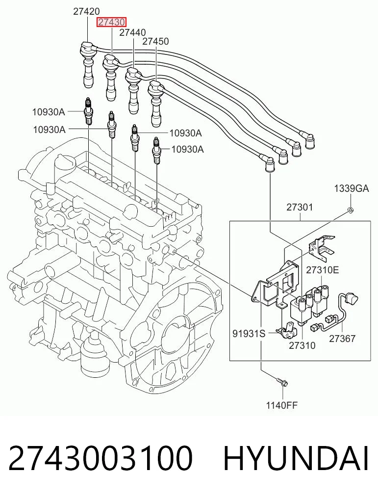 2743003100 Hyundai/Kia
