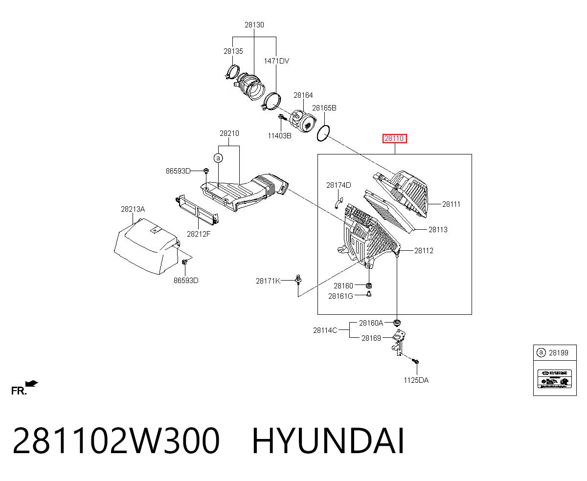 281102W300 Hyundai/Kia