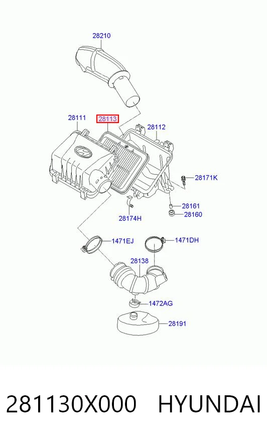 281130X000 Hyundai/Kia