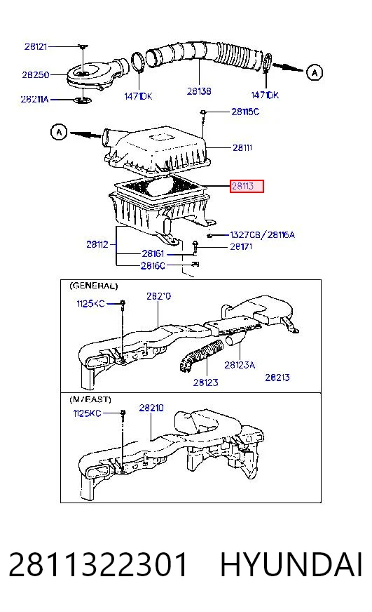 2811322301 Hyundai/Kia
