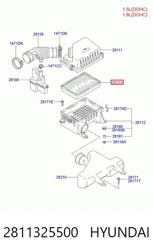 2811325500 Hyundai/Kia
