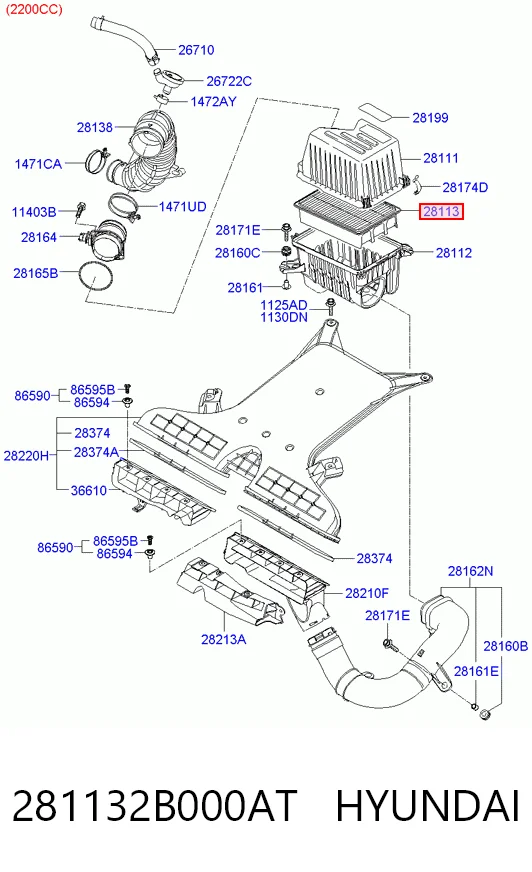 281132B000AT Hyundai/Kia
