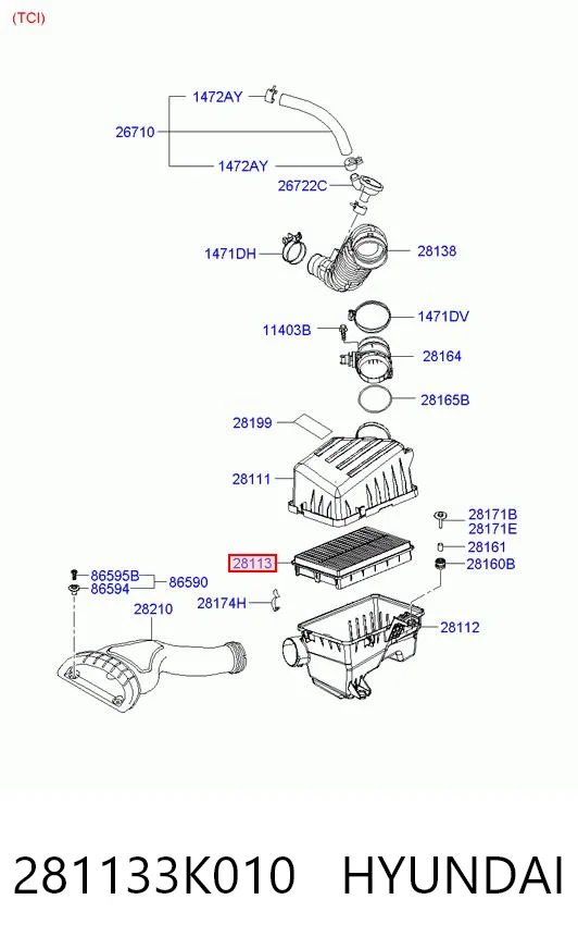 281133K010 Hyundai/Kia