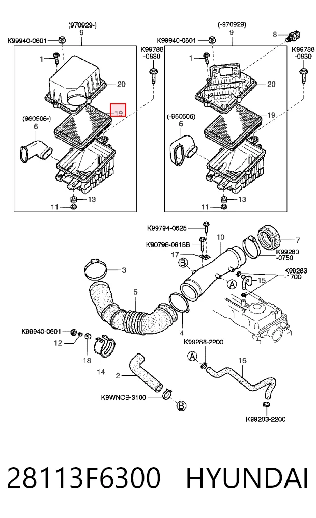 28113F6300 Hyundai/Kia