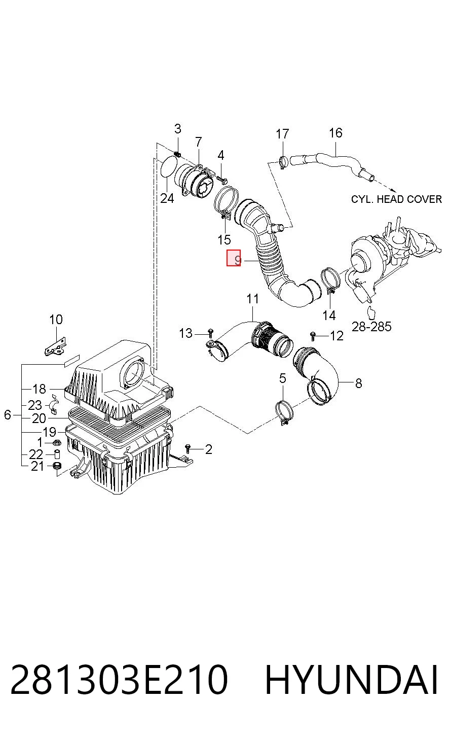 281303E210 Hyundai/Kia