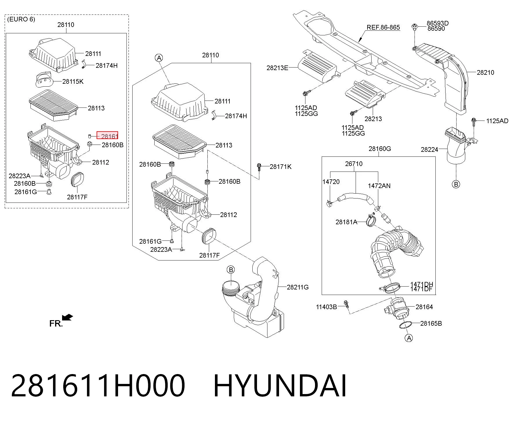 281611H000 Hyundai/Kia 