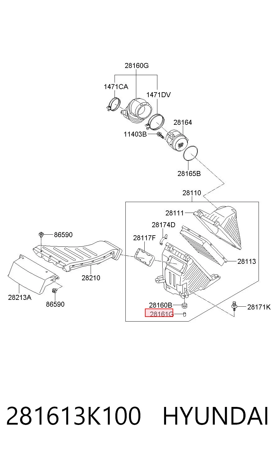 281613K100 Hyundai/Kia 