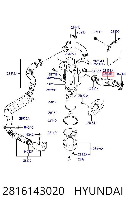 2816143020 Hyundai/Kia