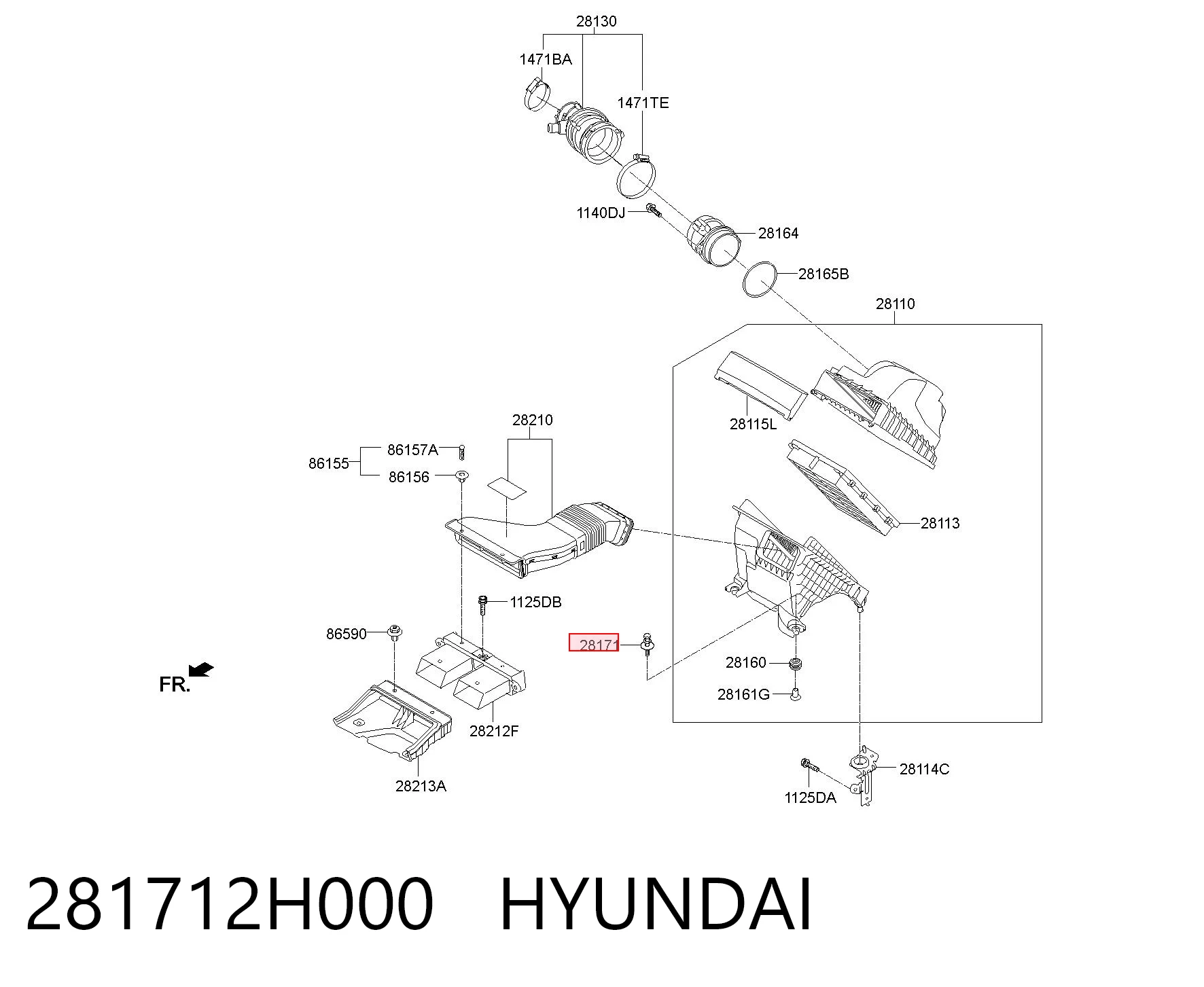 281712H000 Hyundai/Kia 