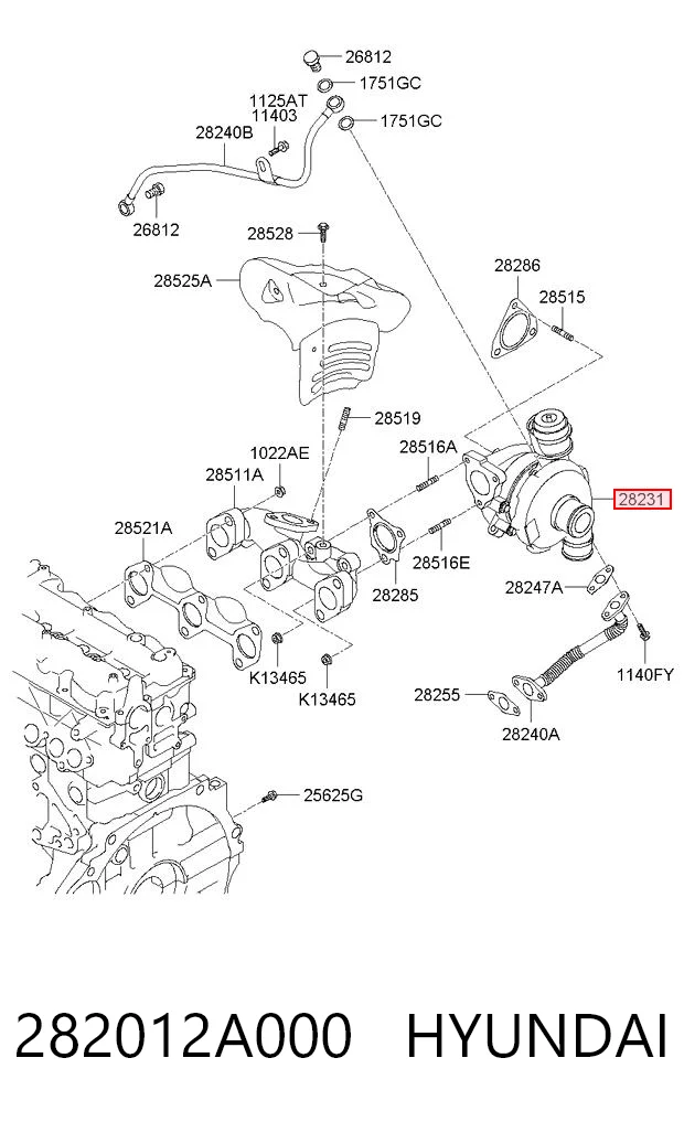 Comprar Turbocompresor Hyundai I10  PA a bajo precio