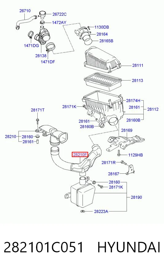 282101C051 Hyundai/Kia