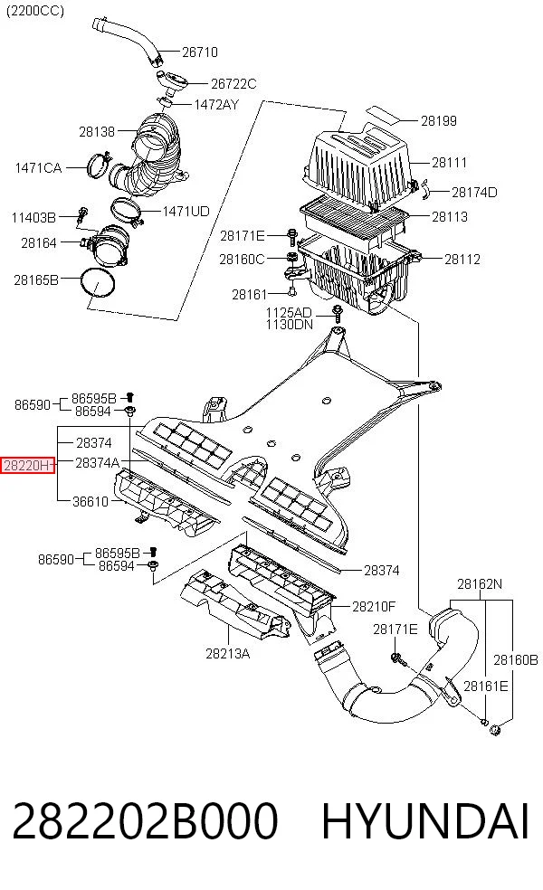 282202B000 Hyundai/Kia