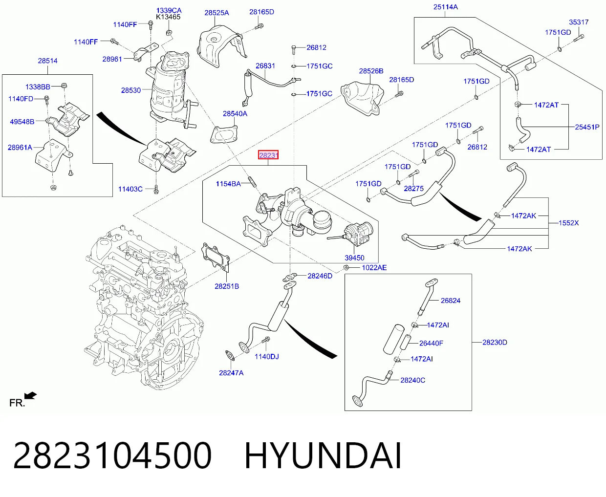 2823104500 Hyundai/Kia
