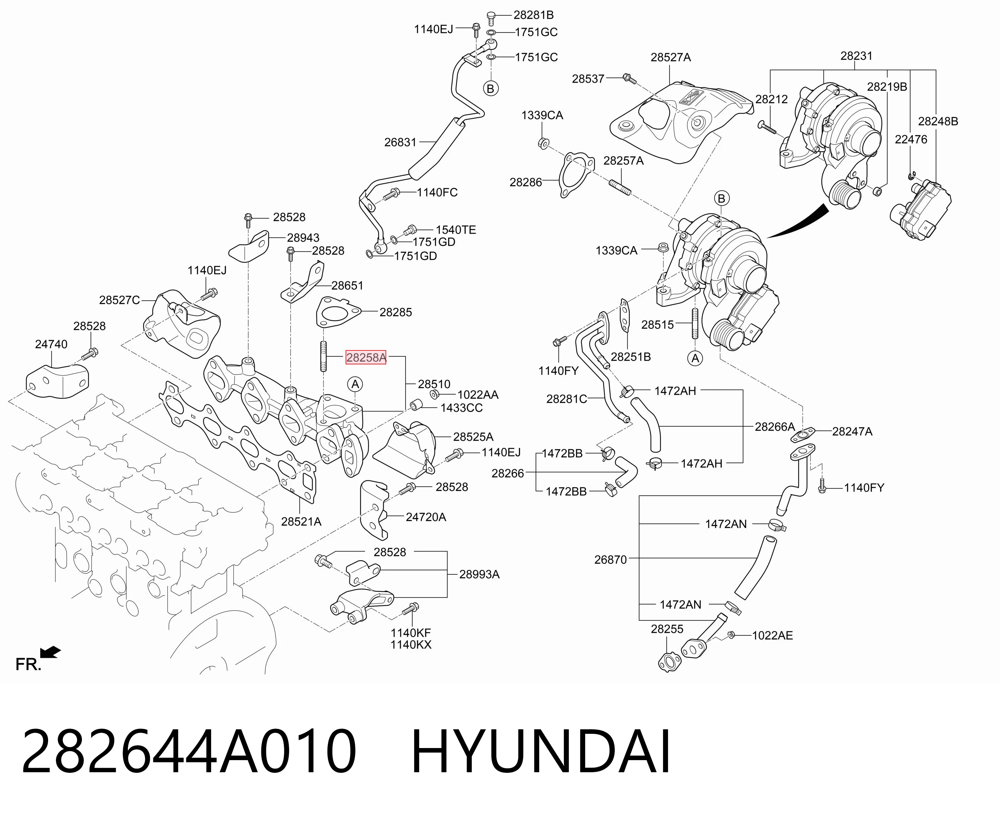 282644A010 Hyundai/Kia