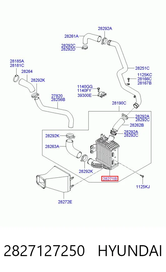 Enfriador de aire de admisión Hyundai Tucson I SUV comprar en España