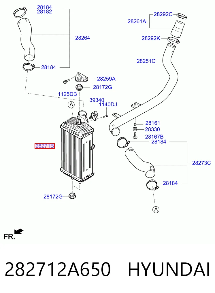 Comprar Intercooler Hyundai I20  IB, GB a bajo precio