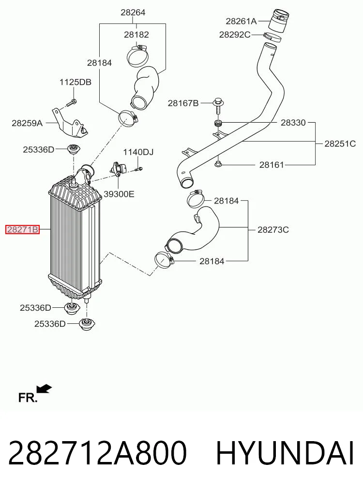 Comprar Intercooler Hyundai I40  VF a bajo precio
