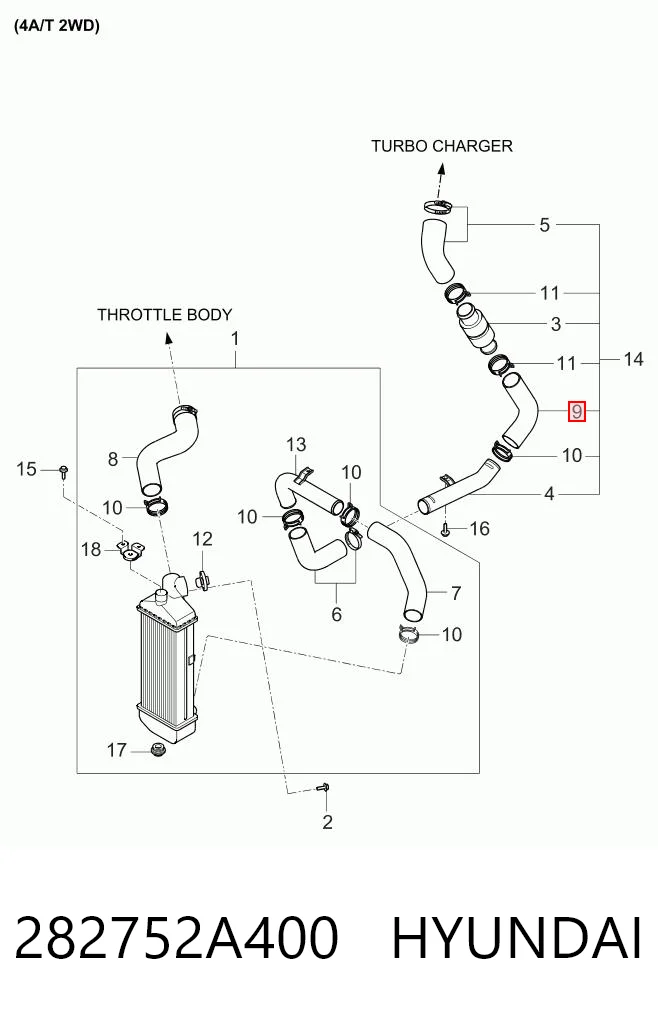 282752A400 Hyundai/Kia