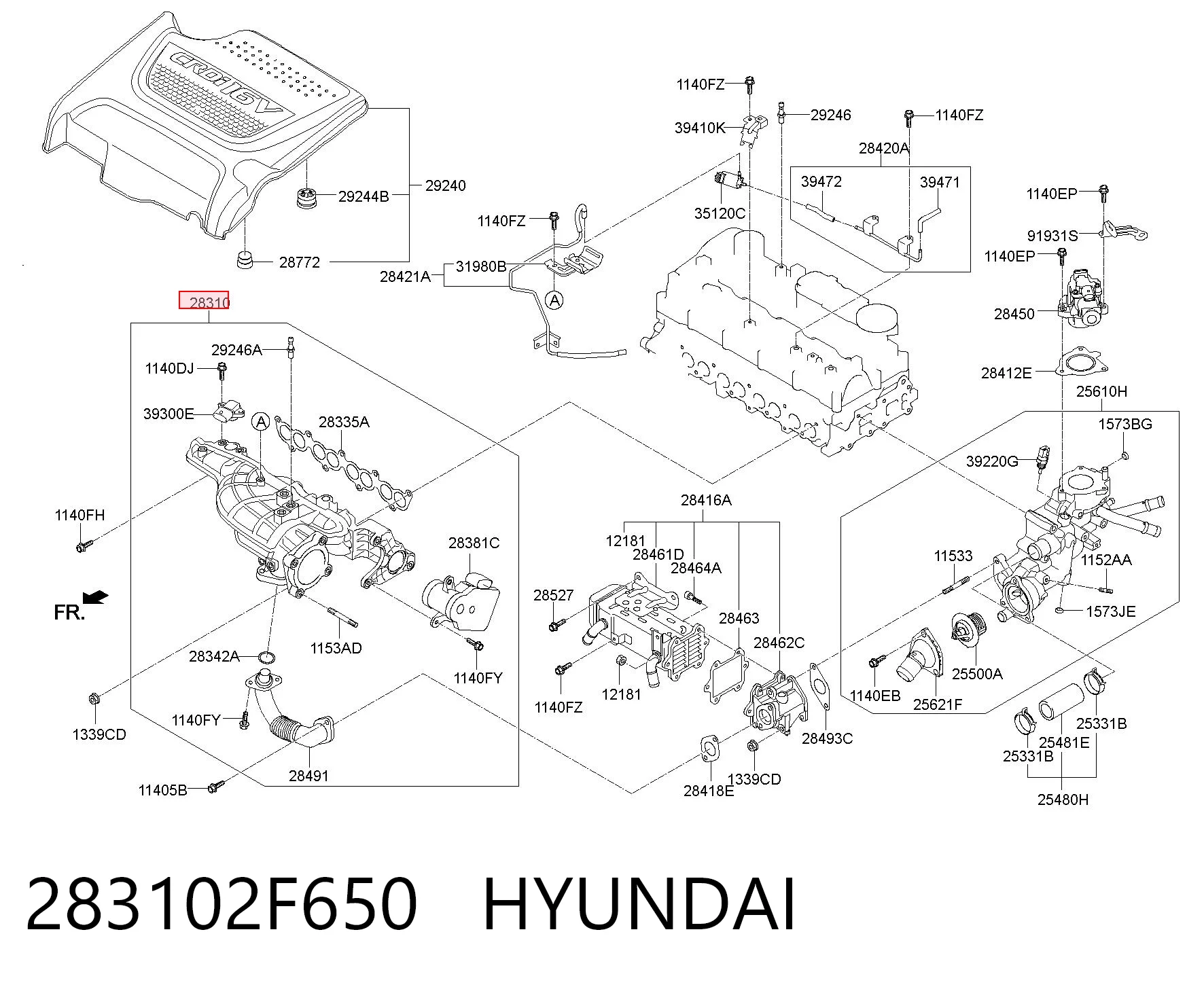 283102F650 Hyundai/Kia