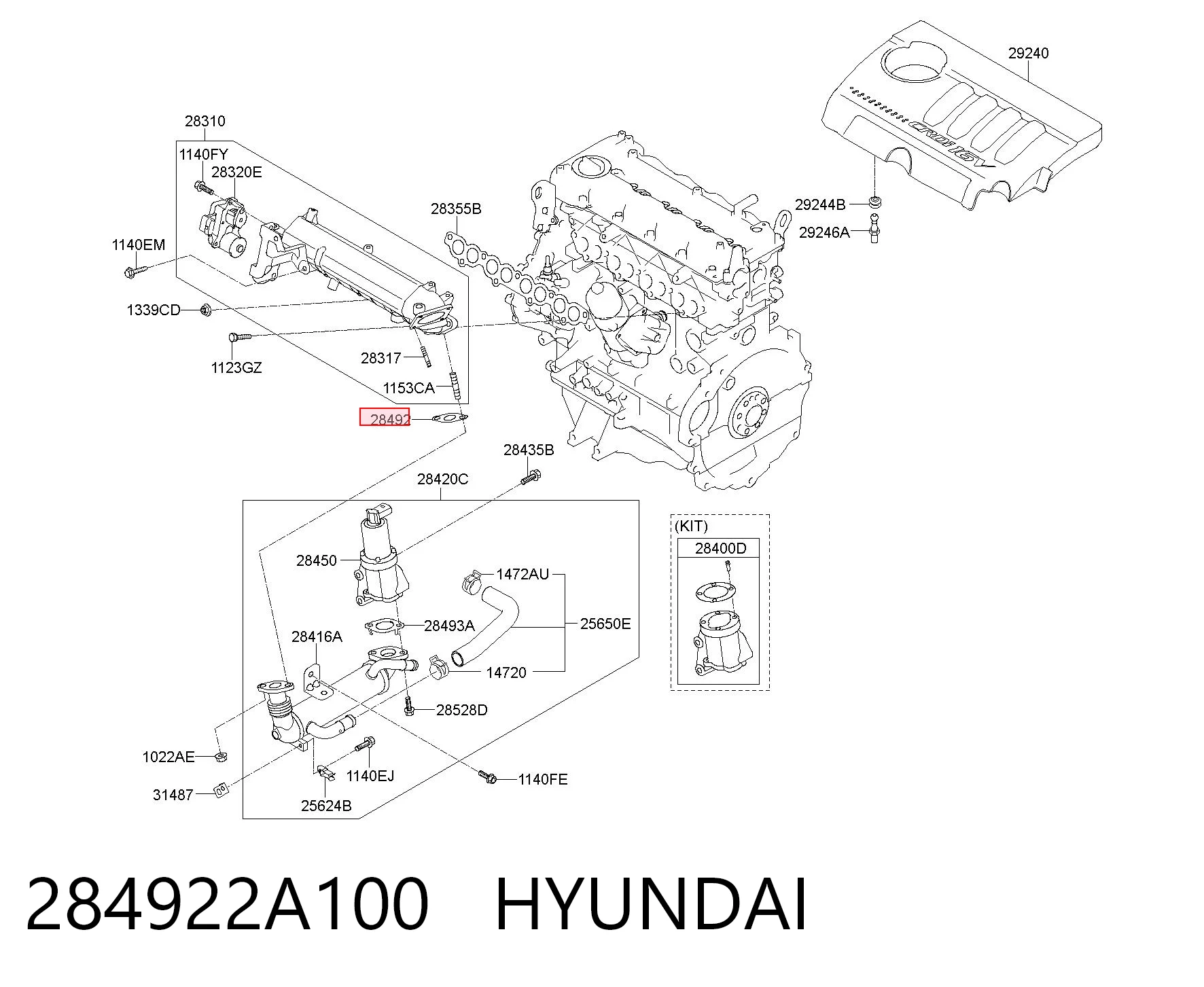 284922A100 Hyundai/Kia