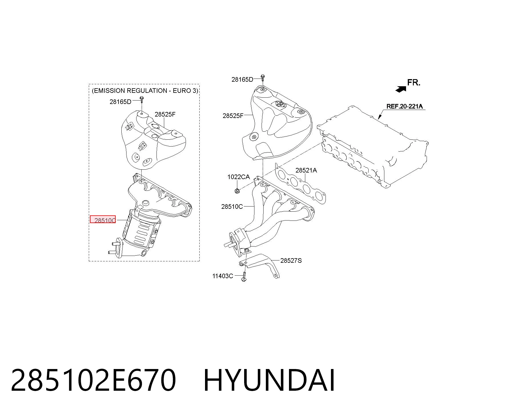 Comprar Colector de escape Hyundai Sonata VII LF a bajo precio