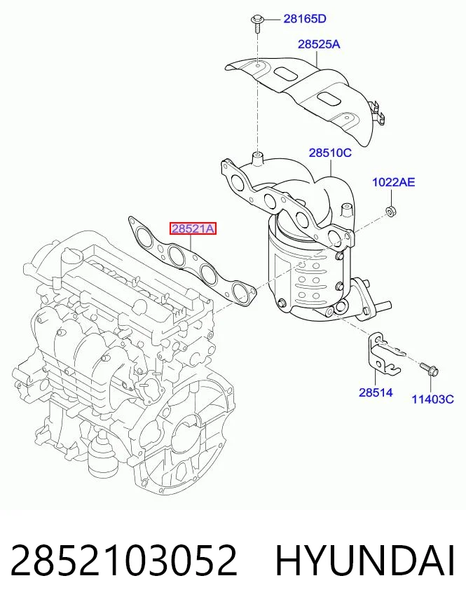 Junta colector escape KIA Picanto II desde 15,12 €
