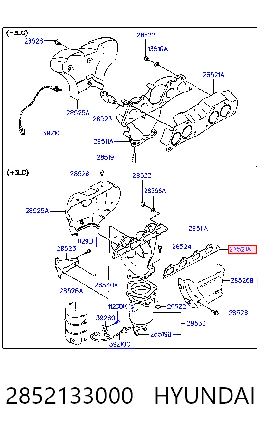 Junta colector escape para Mitsubishi Galant EA