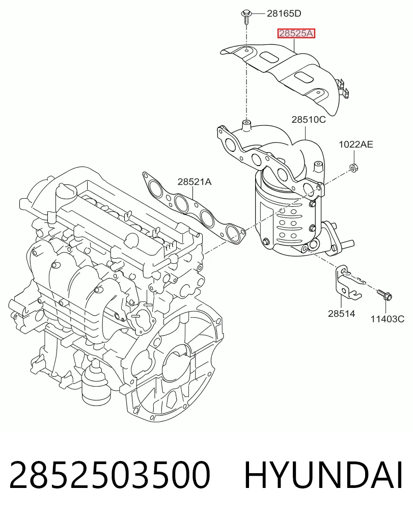 2852503500 Hyundai/Kia