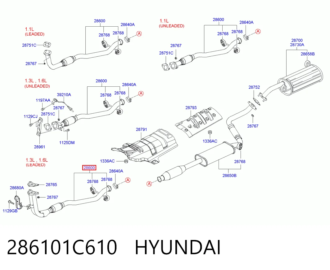 286101C610 Hyundai/Kia