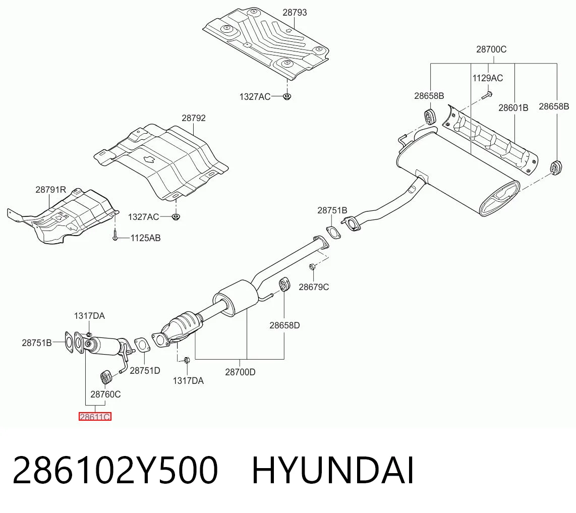 286102Y500 Hyundai/Kia