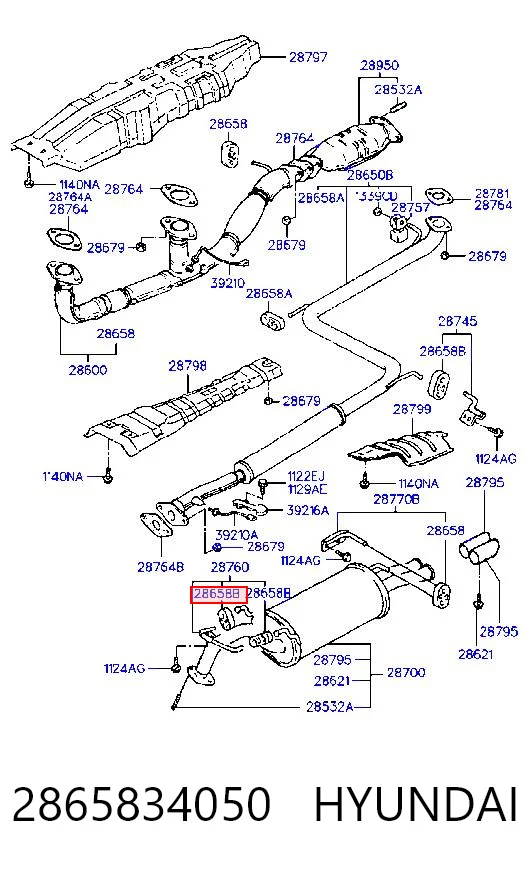 Soporte de silenciador Hyundai Sonata III sedán comprar en España