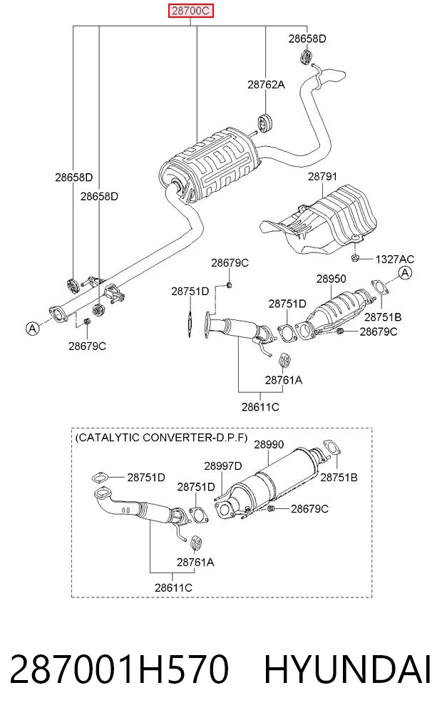 287001H570 Hyundai/Kia