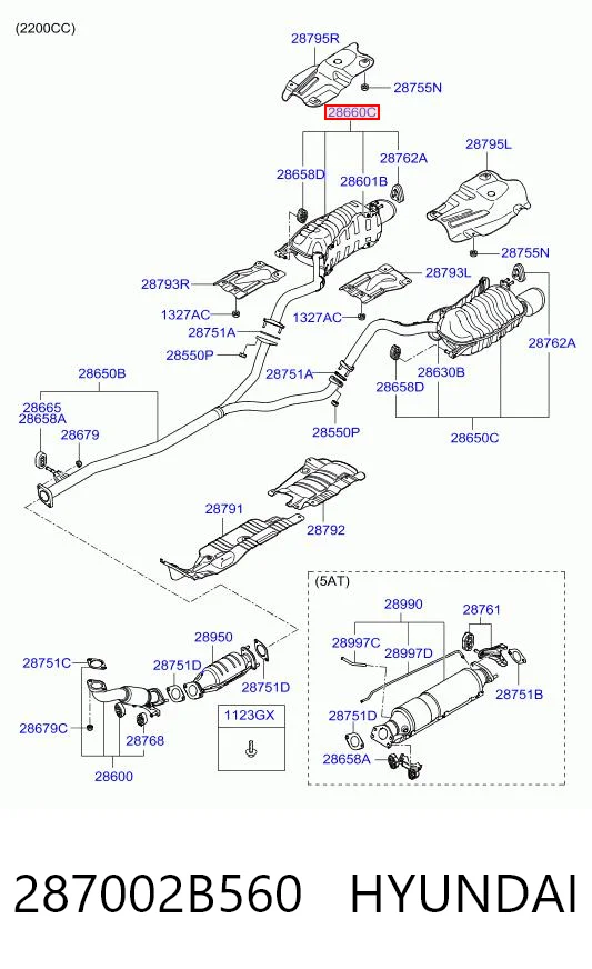 287002B560 Hyundai/Kia