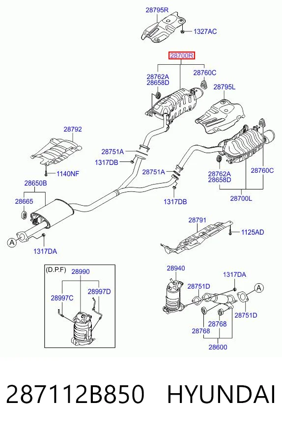 287112B850 Hyundai/Kia