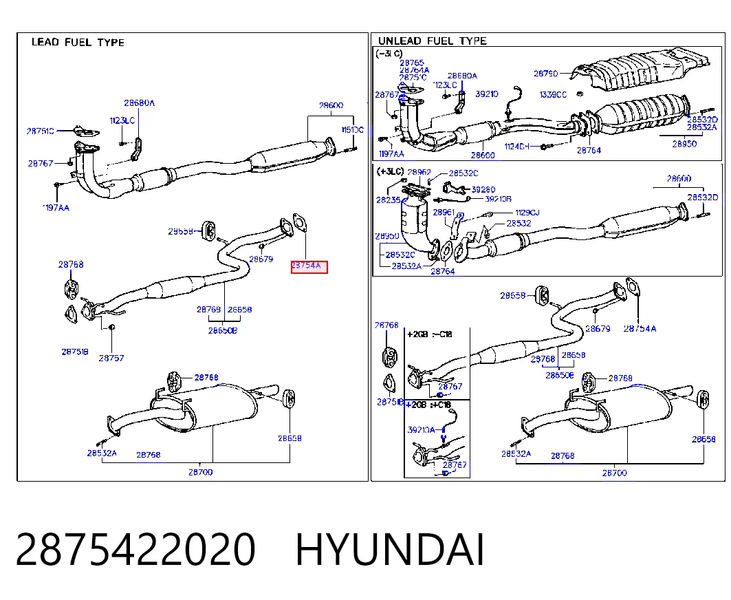 Junta de escape para Volvo S40 VS