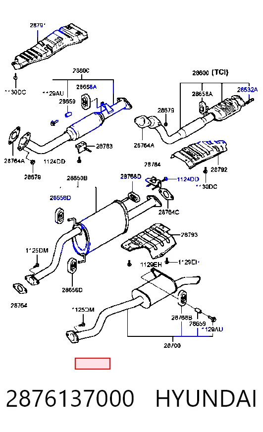  Soporte escape Hyundai H-1 STAREX 
