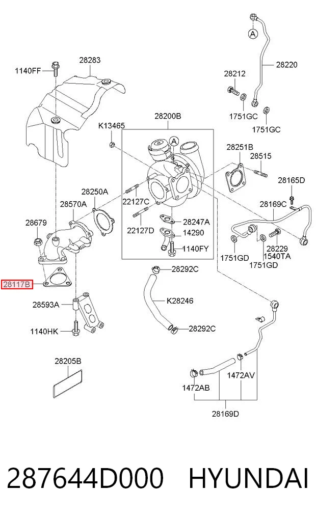 287644D000 Hyundai/Kia