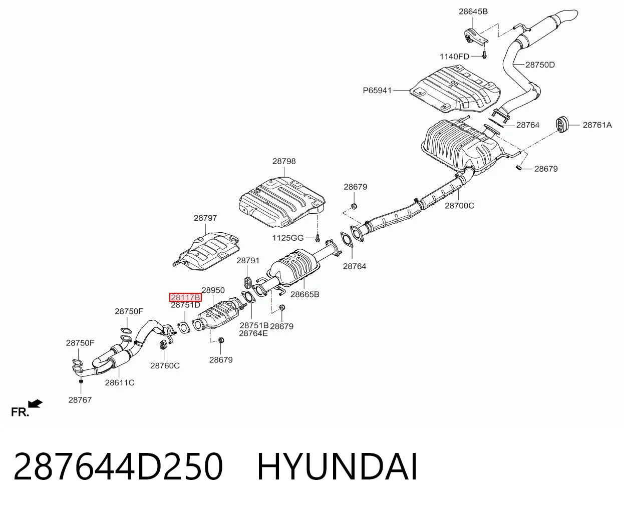 Junta de sistema de escape Hyundai I10 (2007-2010)