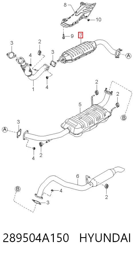 Catalizador para KIA Sorento JC