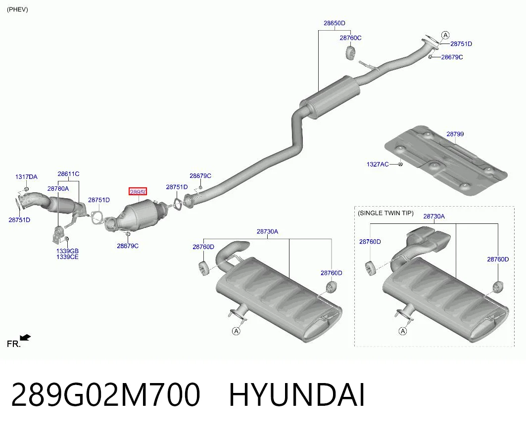 289G02M700 Hyundai/Kia