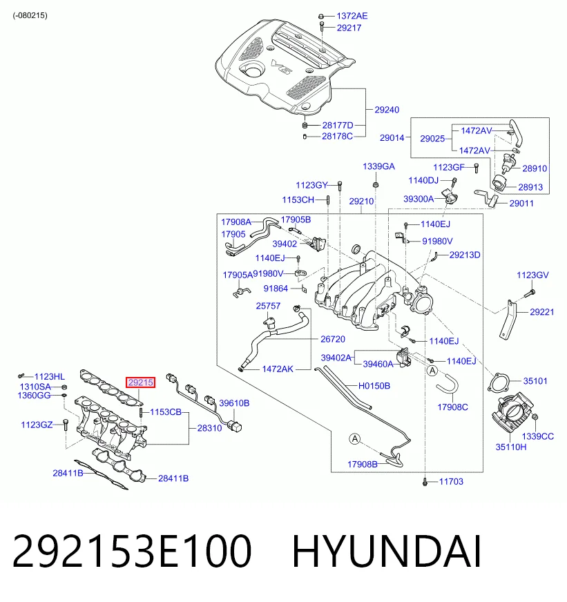 292153E100 Hyundai/Kia