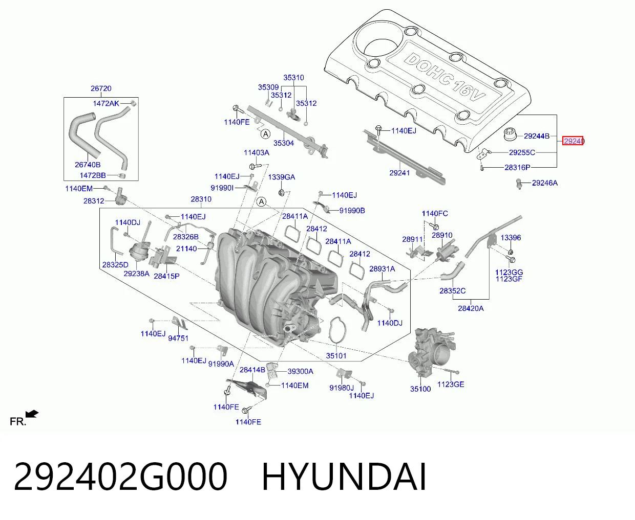 292402G000 Hyundai/Kia
