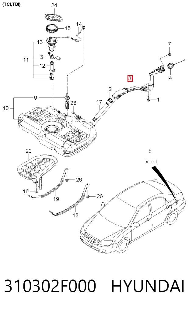 310302F000 Hyundai/Kia