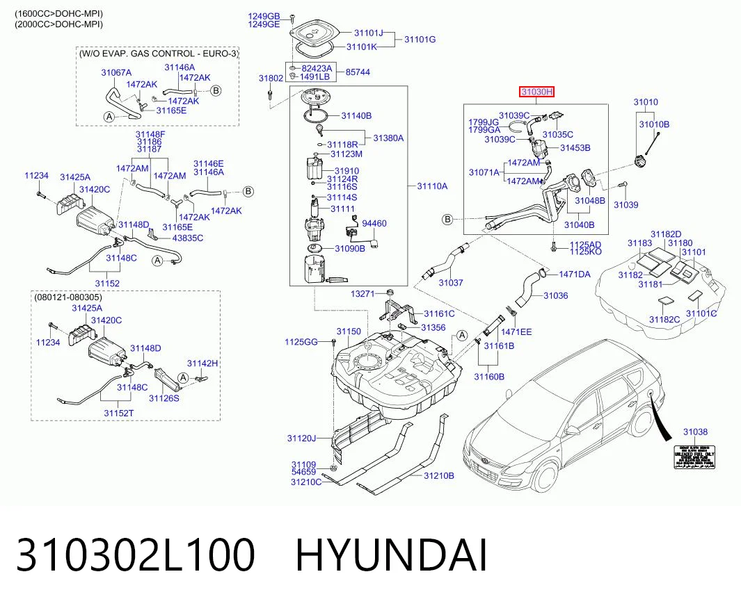 310302L100 Hyundai/Kia