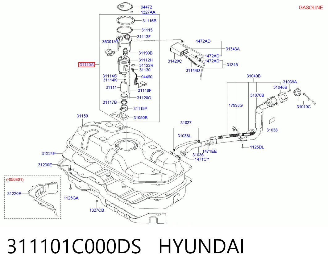 Comprar Bomba de gasolina Hyundai Getz  