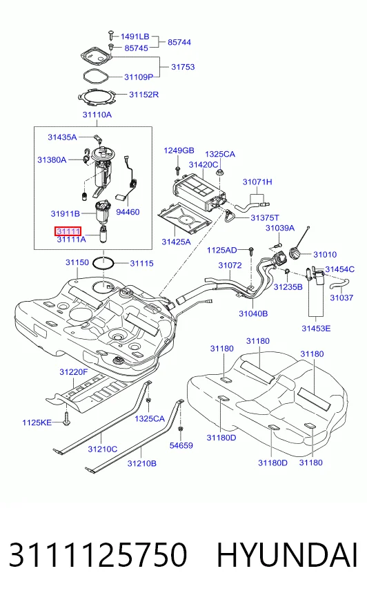 3111125750 Hyundai/Kia